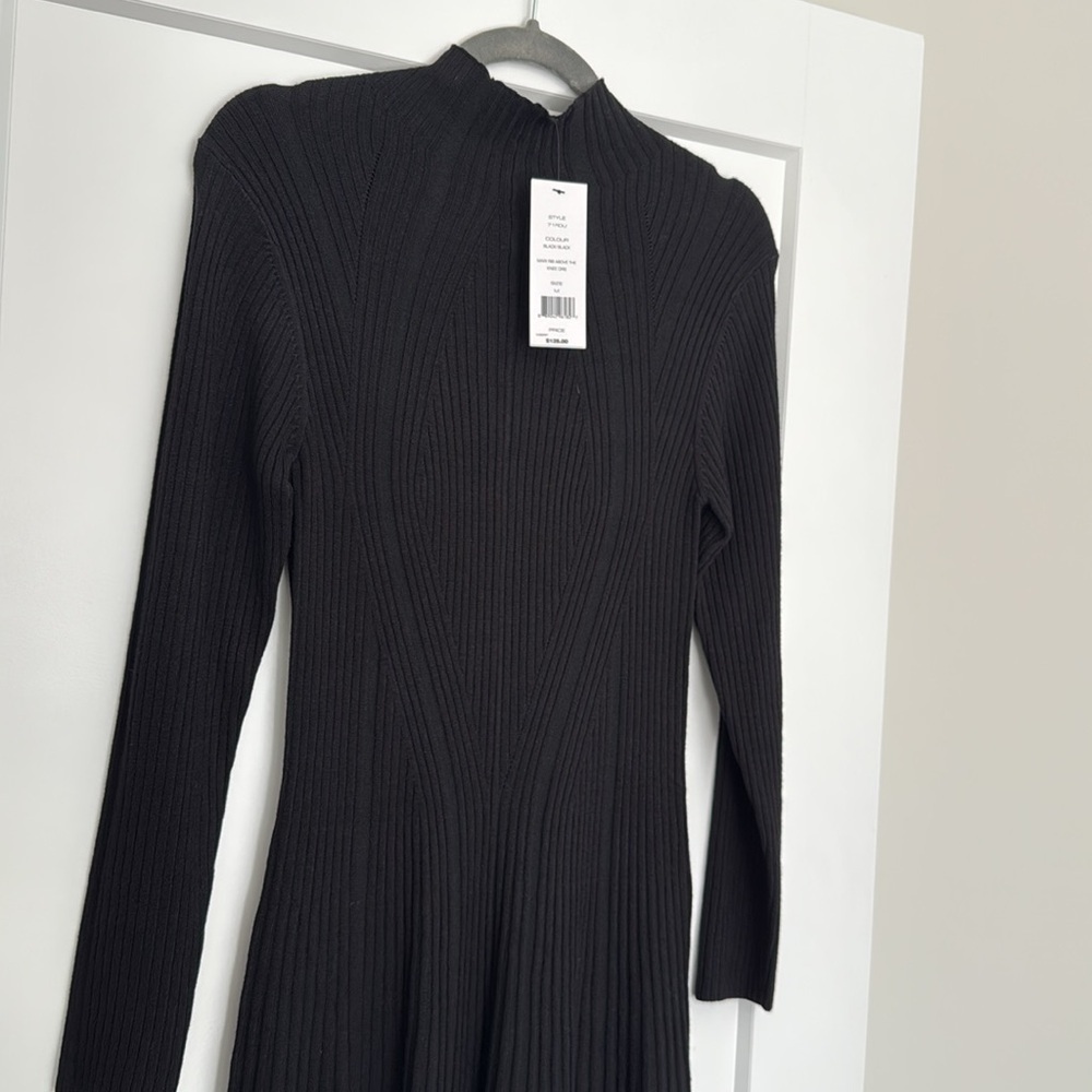 NWT French Connection fit and flare ribbed dress​​​​ - Picture 5 of 5